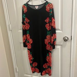 Lularoe Debbie Roses dress